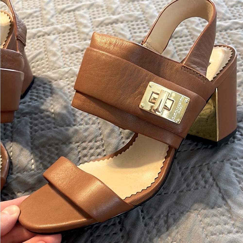 Karl Lagerfield high heeled sandals size 5.5 EUC
